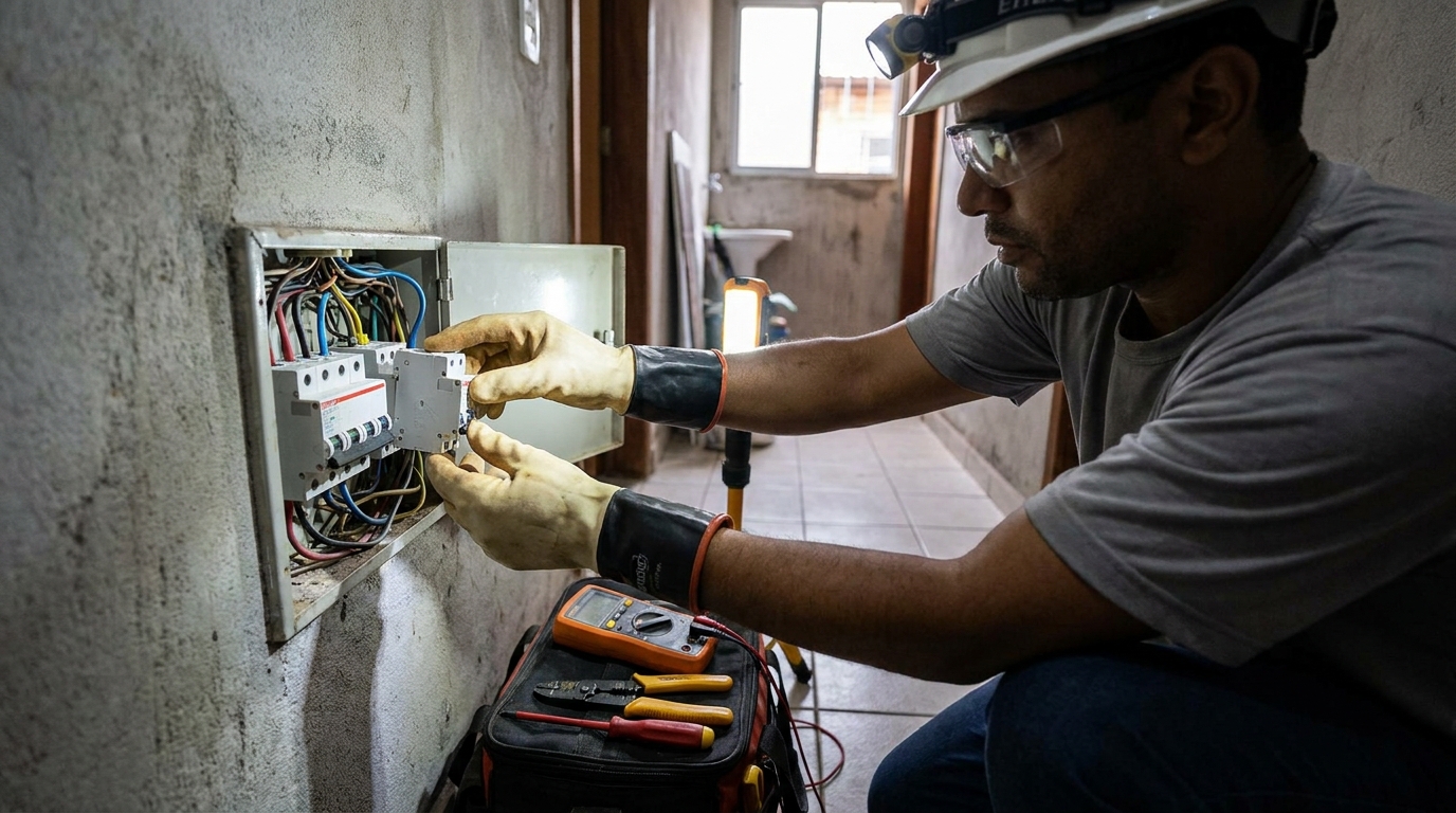 Instalacao de disjuntor profissional em Porto Velho‑RO