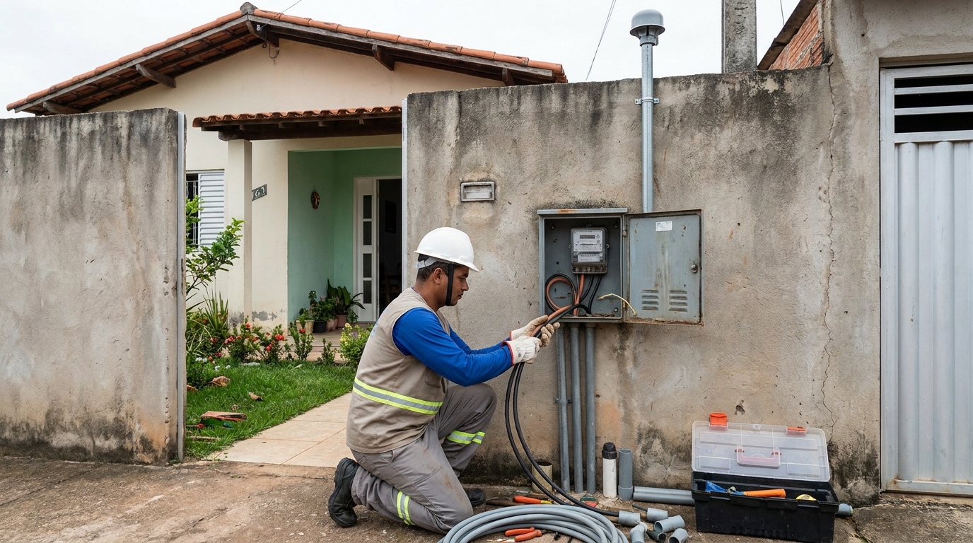 Instalacao de padrao de energia em Porto Velho‑RO